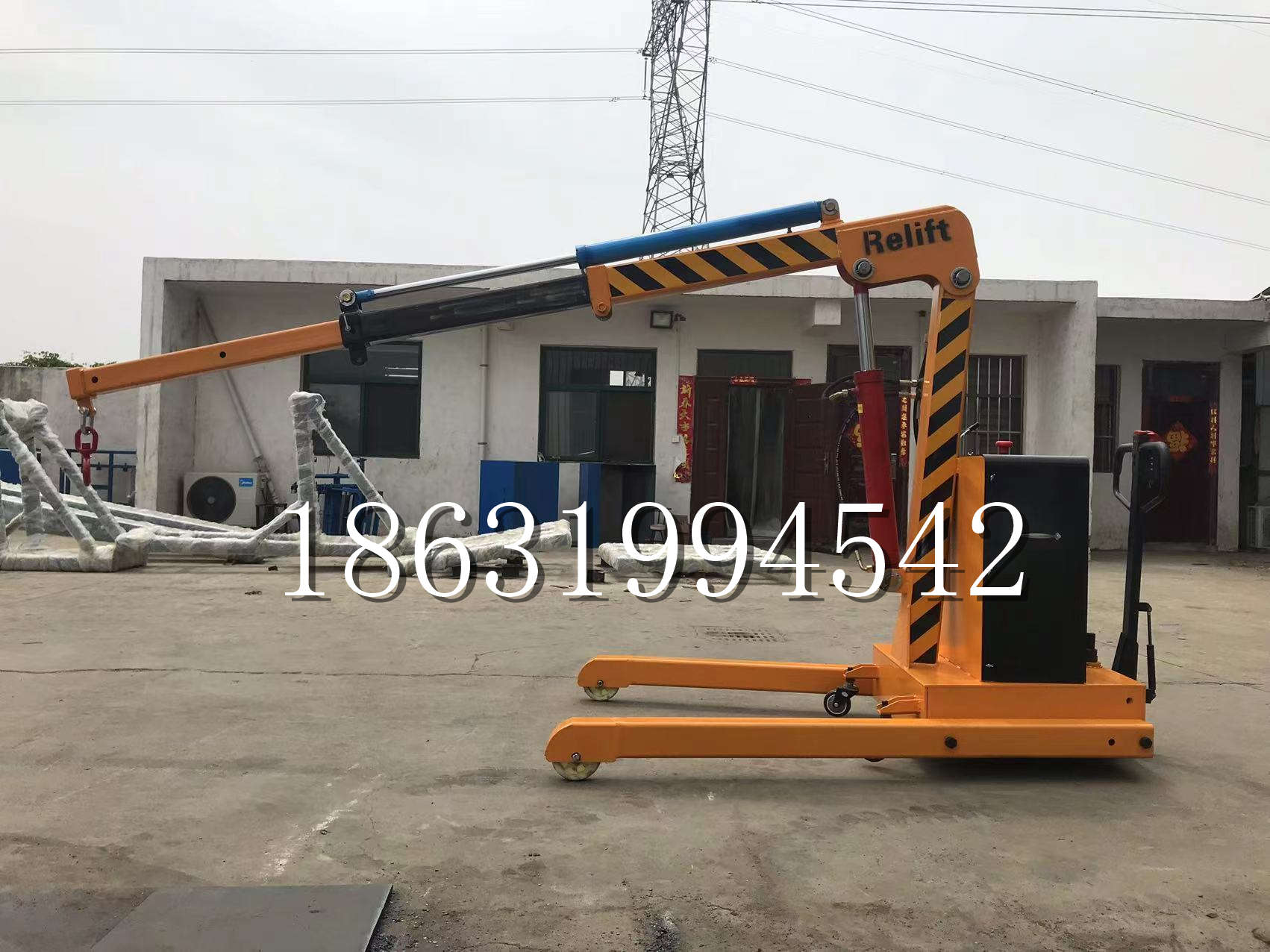 原平市久征定做3吨三轮随车吊 农用园林绿化移树吊 平板工程用小吊机